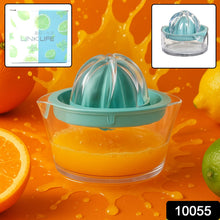 Manual Drink Orange Lemon Citrus Lime Fruit Juice Juicer Squeezer, BPA Free, Press & Pourer With Lid Plastic Manual (1 Pc)