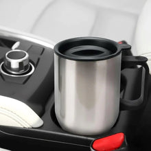 Stainless Steel Vacuum Glass Insulated Glass Coffee Cups (With Lid & Handle / 1 pc)